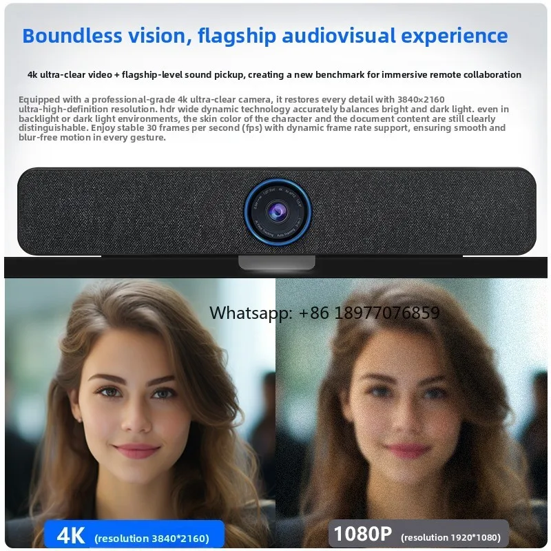 4K Ultra-clear Video Conferencing Video Drive-free Audio & Video Integrated Intelligence