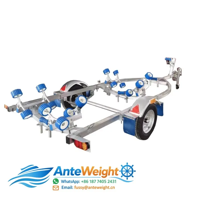 Rib Boat Trailer Inflatable Boat Trailer Galvanized Steel Trailers