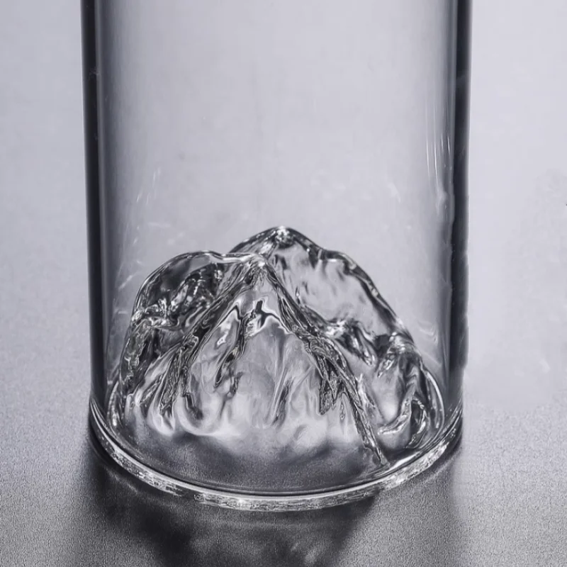 180ml Japanese Style Mountain Viewing Cup Fuji Mountain Cup Snow Mountain Cup Water Cup Household Whiskey Cup Coffee Cup