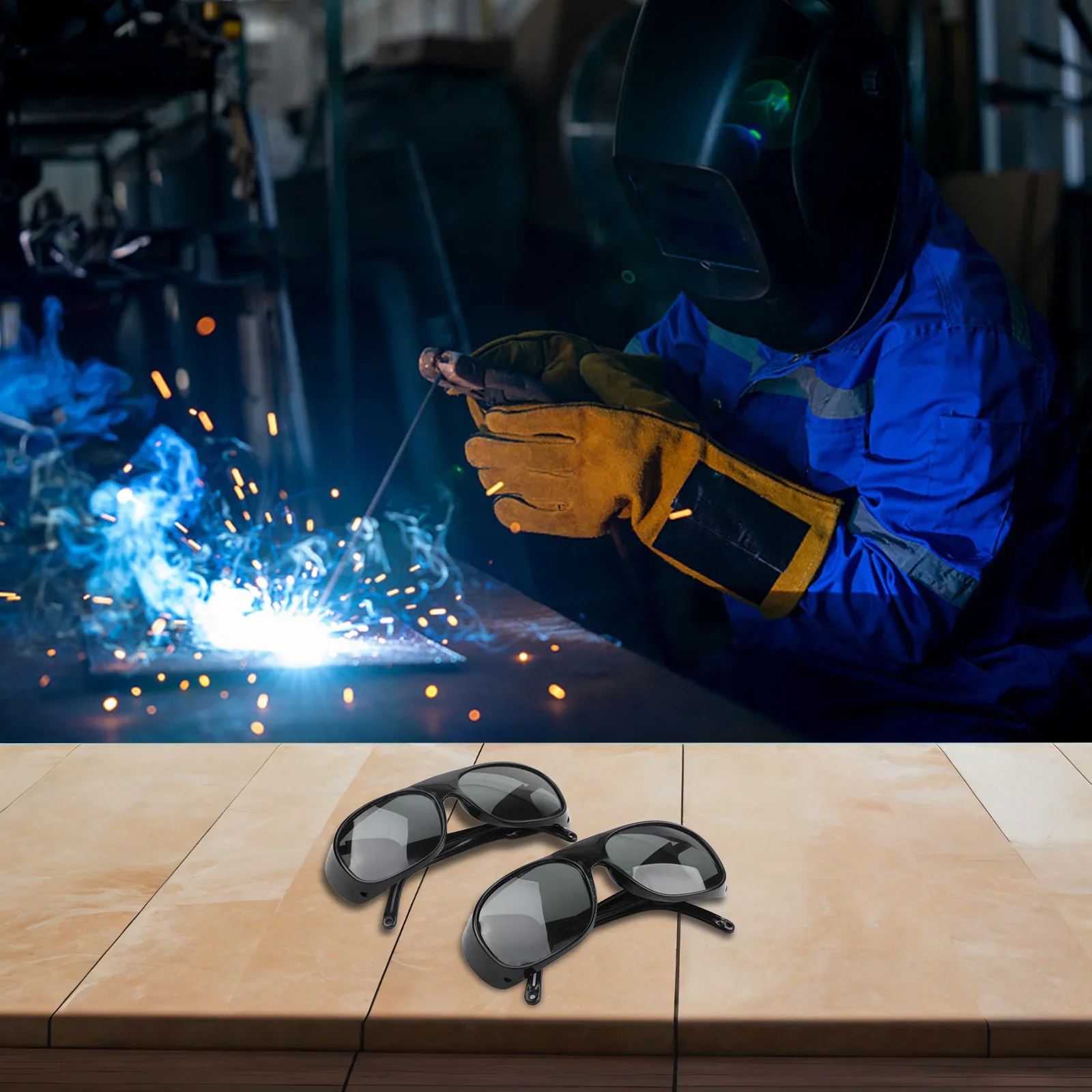 Dustproof Auto Darkening Welding Tasks Comfortable Fit Lightweight Design Practical For Welding For Industrial Use