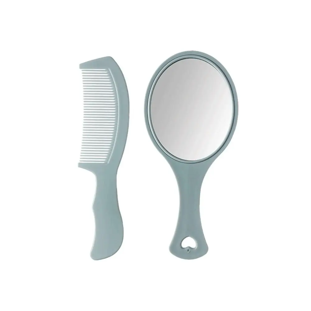 New Children's Anti-Static Hairdresser Comb Mirror Set Cute Handle Baby Comb Mirror Bathing Tool Baby Life Accessories