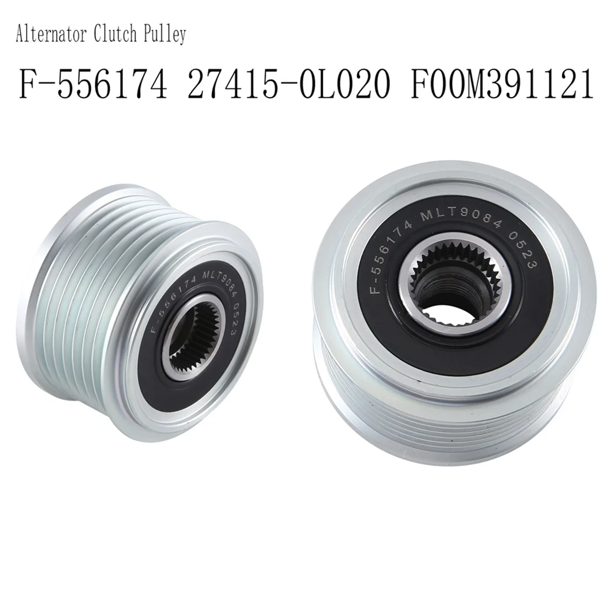 

2X Alternator Clutch Pulley for Ranger Transit 2.2 Guard 2.4 Hilux 2.4 2.5 3.0 2GD-FTV F-556174 27415-0L020 F00M391121