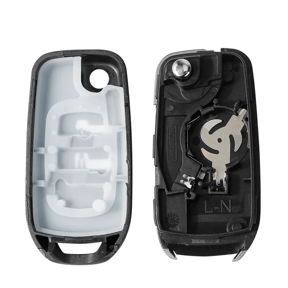 KEYYOU Modified Flip Car Key Case For Renault Megane Clio Duster Kangoo Modus Twingo Dacia Sandero Logan For Nissan Kubistar