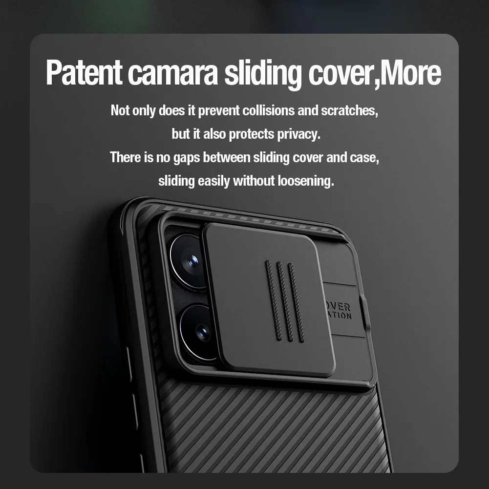 Nillkin for Xiaomi Poco F6 Pro 5G Case Camshield Slide Camera Cover Lens Privacy Protection Cases