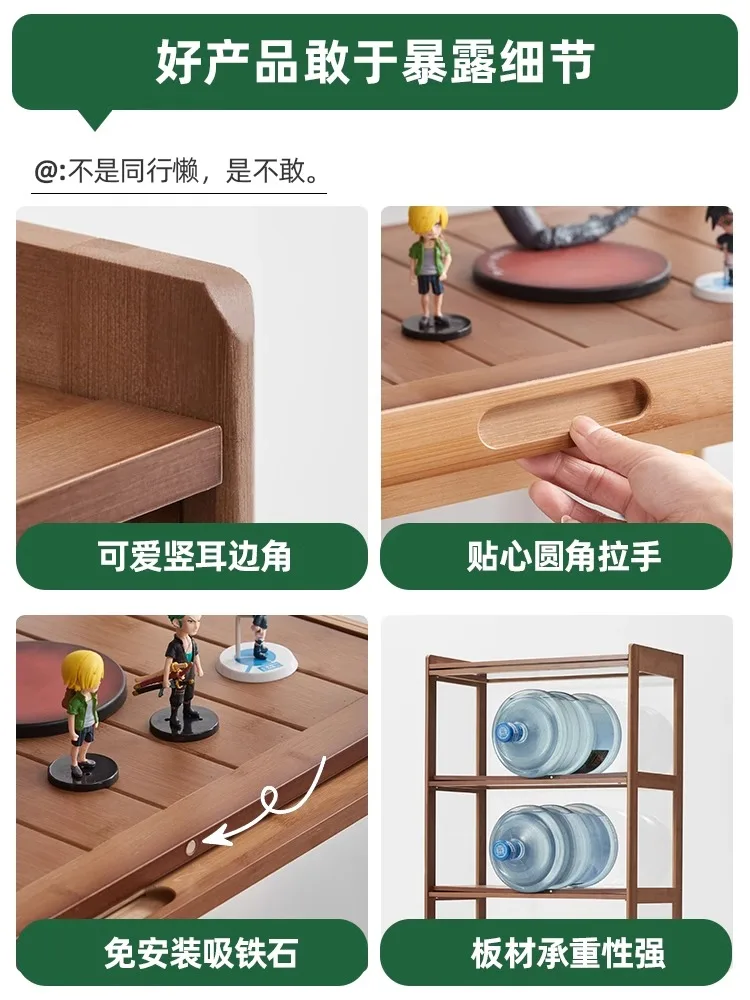 Hand-made toy display cabinets acrylic bookcase floor transparent shelf dust-proof storage cabinets household lockers.