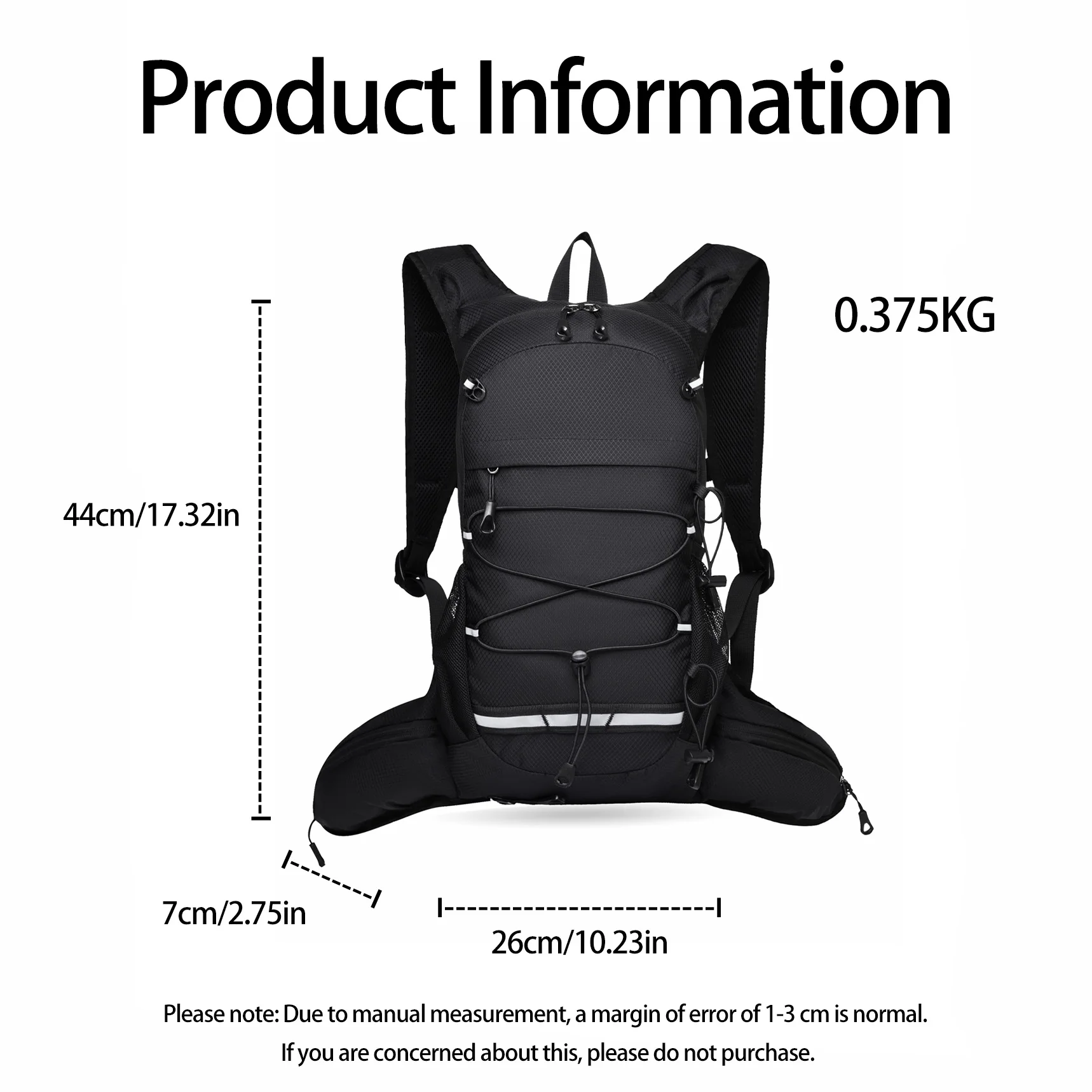 Leichter multifunktionaler Outdoor-Rucksack für Männer und Frauen, robuster Fahrradrucksack mit großer Kapazität, wasserabweisendes Wandern