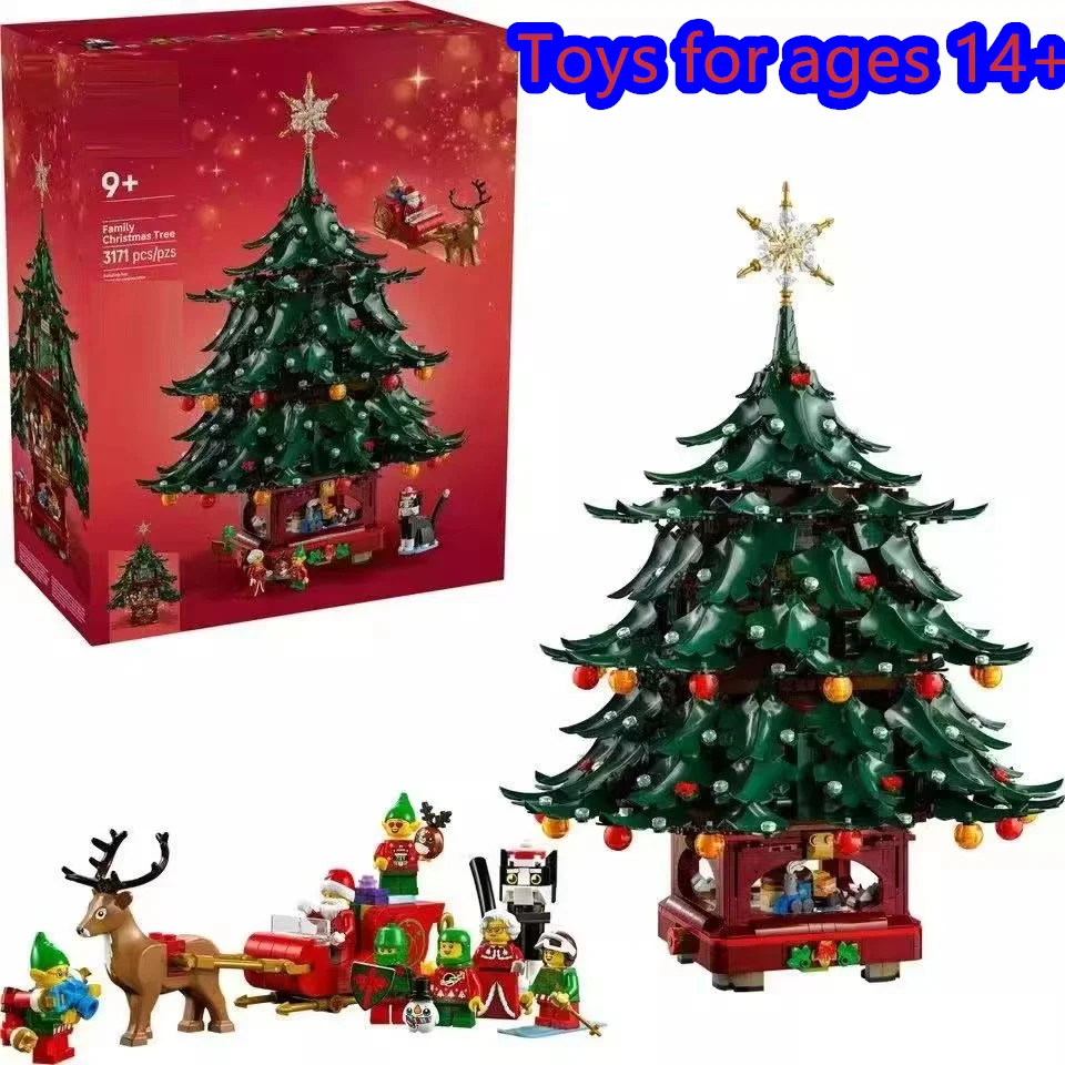 

Новые конструкторы «Рождественская елка» 2026 года, игрушка-конструктор для детей, идеальный подарок на день рождения, модель для украшения дома и сувенир для вечеринки