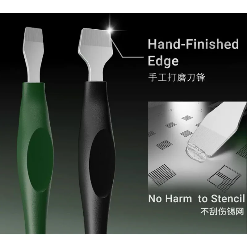 DA19 Anti roll Scratching Tin Scraper Anti static Maintenance Non magnetic Scratching Tin Planting Knife Ergonomic