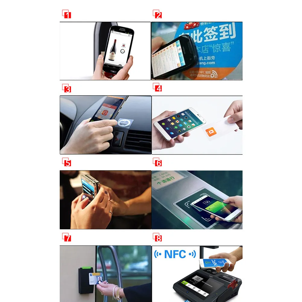 20 pcs 15 pcs White Blank Ic Cards Chip PVC Access Halloween Christmas New Year Programmable Nfc Cards Nfc Smart Door Lock