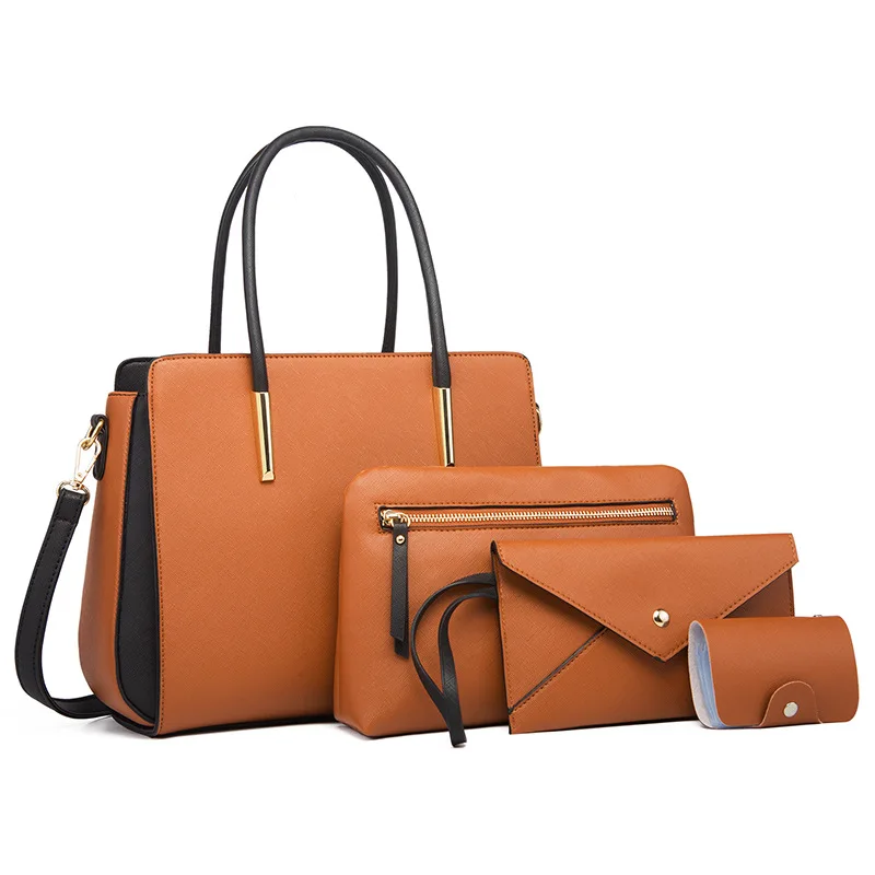 Dames Schoudertassen Handtas Set Dames Grote Schouder Messenger Bag Veganistische Lederen Draagtas Tas Tas Tas Tas Tas