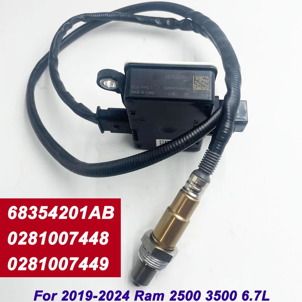 

Brand New OEM 68354201AB Particulate Matter Sensor PM Sensor For 2019-2024 Ram 2500 3500 6.7L 0281007448 0281007449