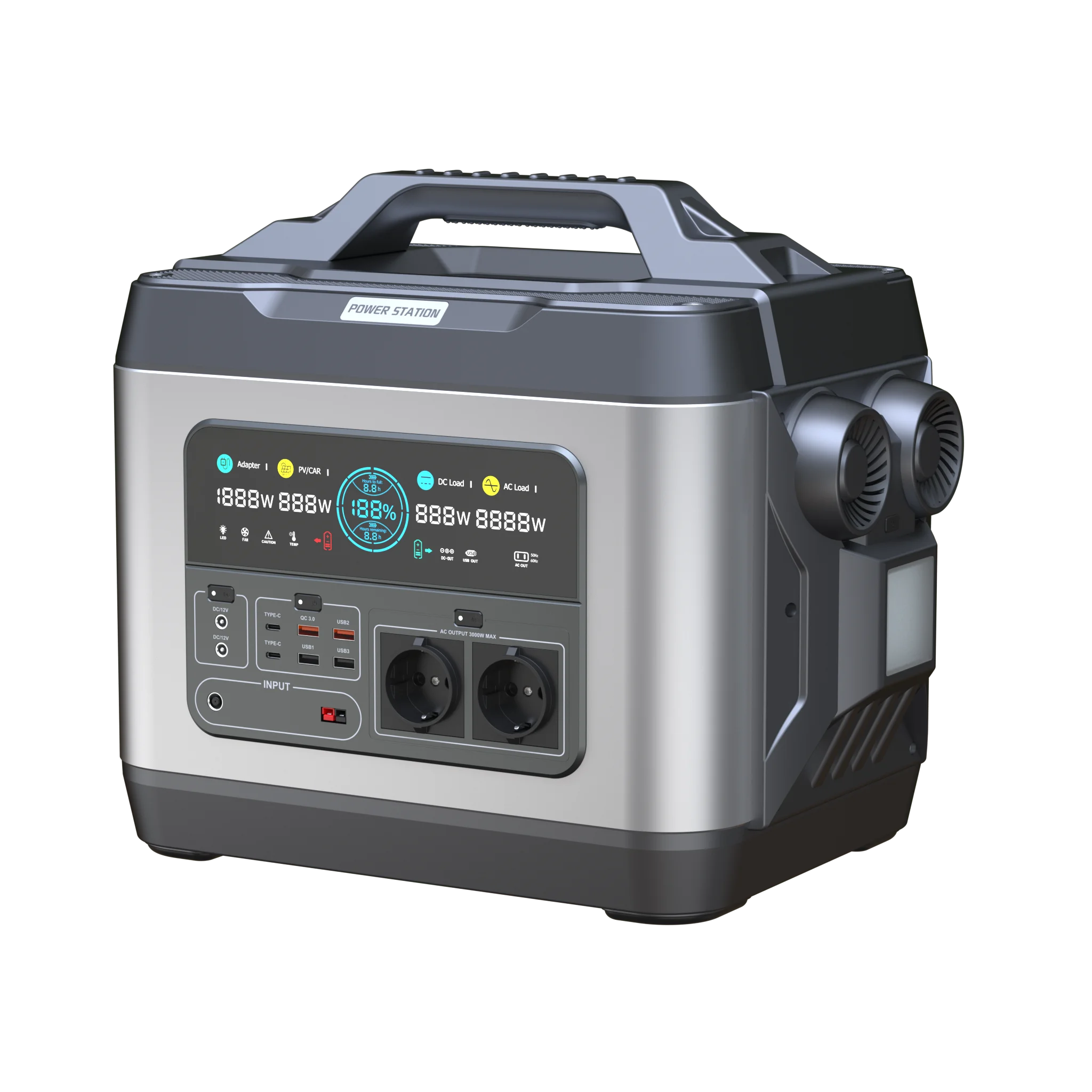 UPP M1200 1200w 50ah Generator NCM Portable Power Station PD Function Portable Charge Station For HOME Appliances