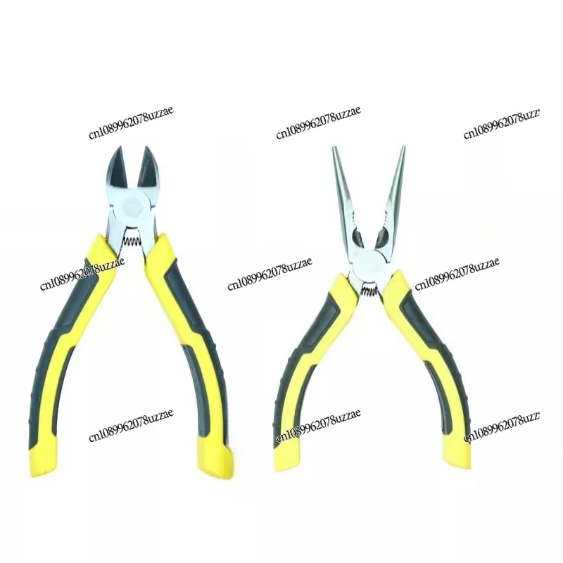 

Wire Pliers Set, Slant-Nosed & Pointed-Nosed Pliers - Heavy Duty Tool Kit for Electrical & Plumbing Repair