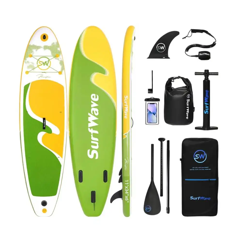 2024 Hot Sell US Warehouse Stock Sup Inflatable Paddle Board Surf Board