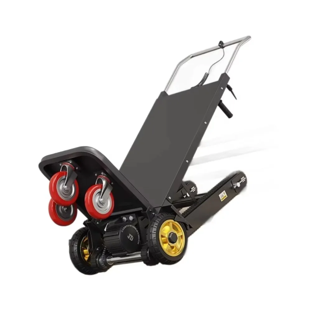 Loading 400kg Electric Crawler Type Climbing Machine Automatic up and Down Stairs for Moving Goods  Folding Truck