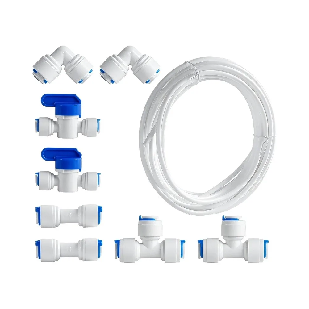 Water Line Assembly Kit Compatible with For Ice Makers Coffee Equipment and Installations Featuring 20 Ft Tubing