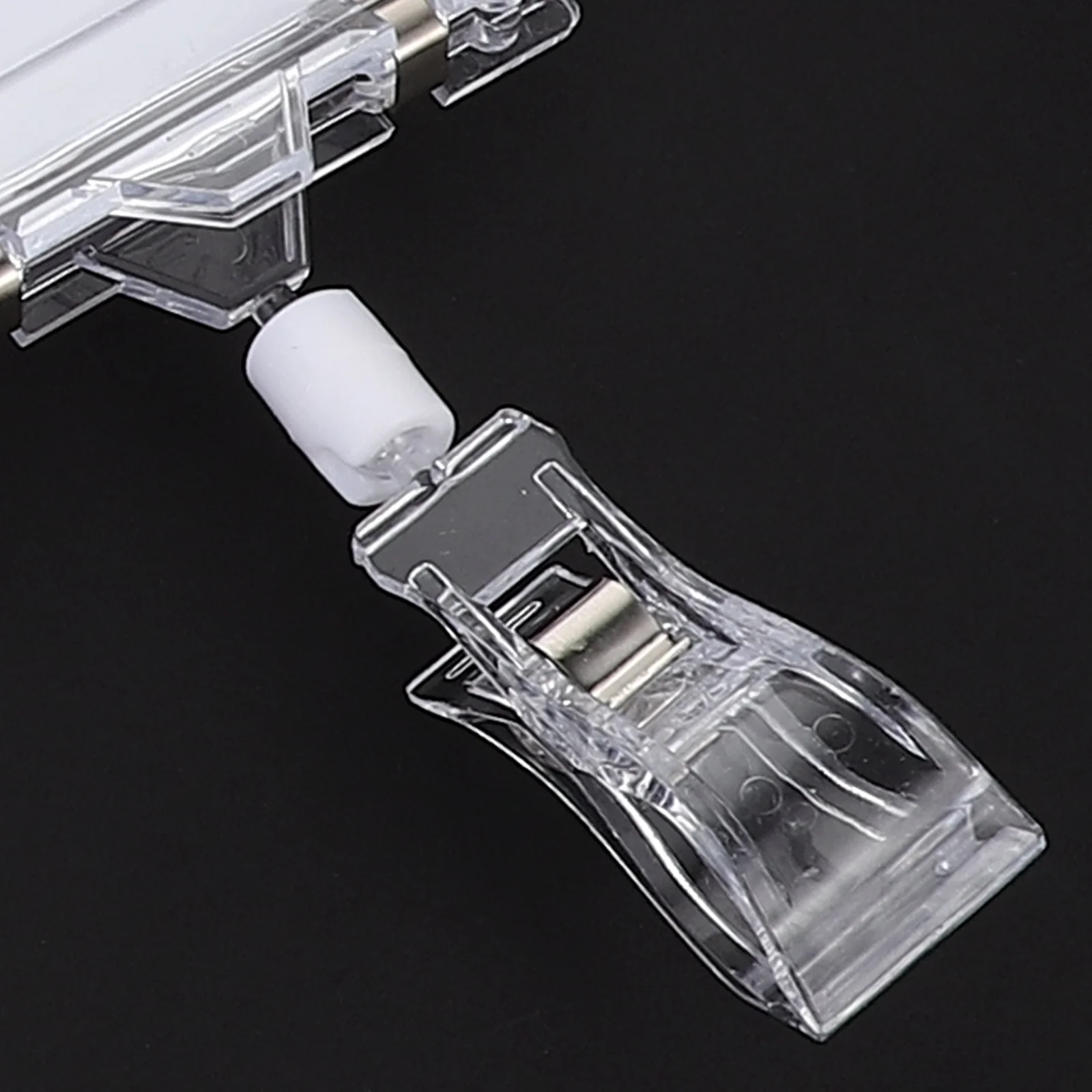 

1Set Plastic Sign and Clip Holder Adjustable Height Display Accessories for Mall Fruit Price Poster Stand