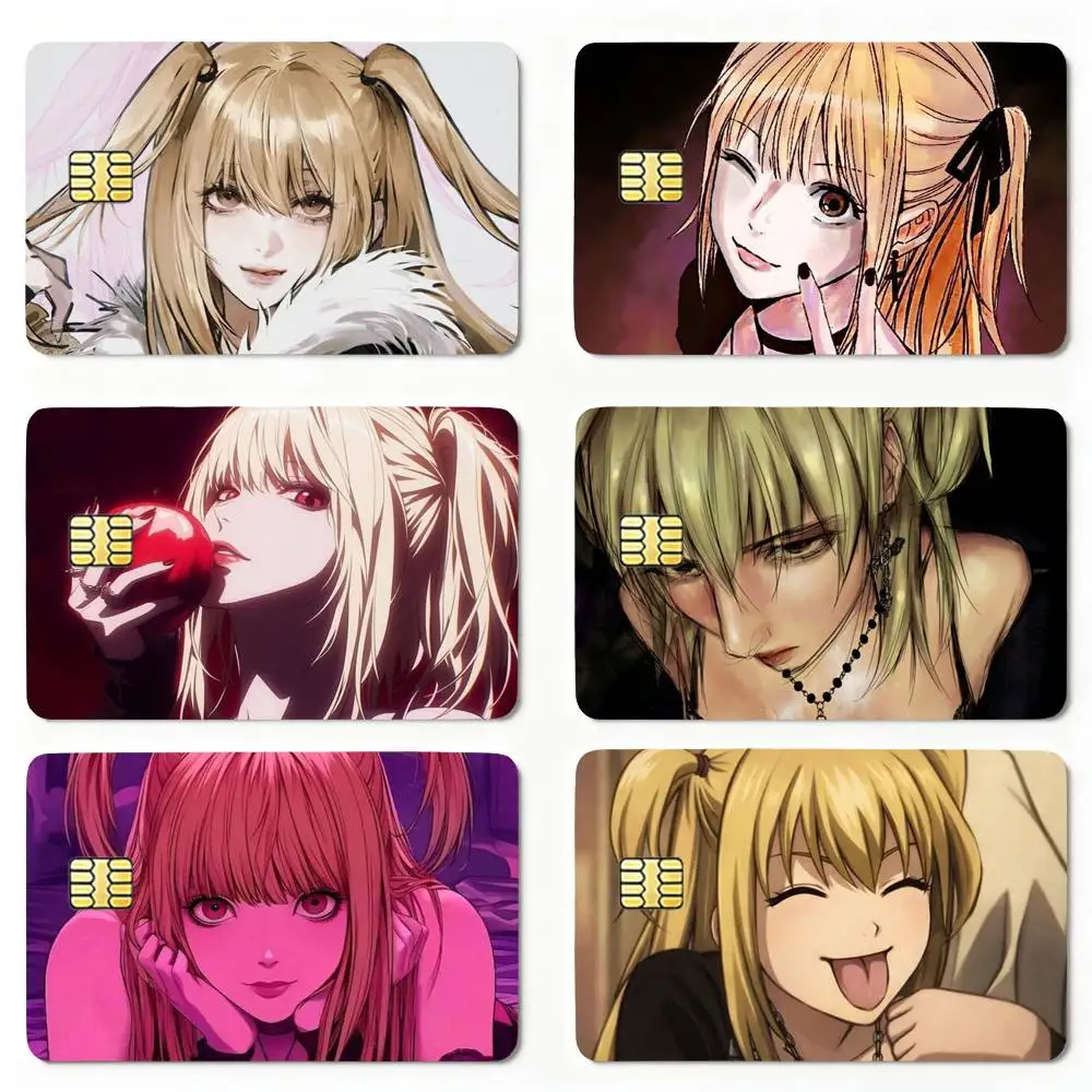 M-Misa D-DEATH N-NOTE A-Amane Sticker Decoration Creative Bank Card Bus Metro Waterproof Sticker