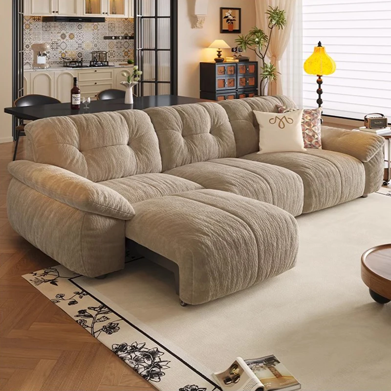 Apartamento japonês sofás cama multifuncional luxo quartos cinema sofás tecido elétrico canapé salão de luxo móveis para casa