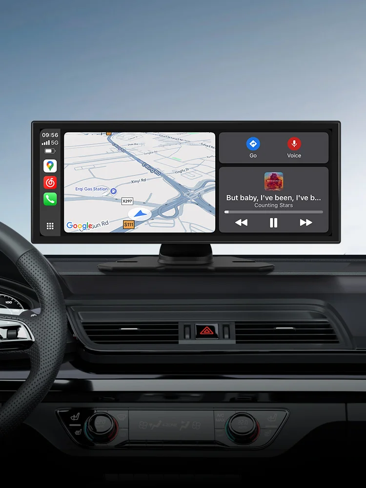 6/7/10.26/11.26'' Dashcam Auto DVR Draadloos Carplay Android Auto Display Scherm Smart Car Radio Systeem Video Dubbele Lens Recorder - afbeelding 2