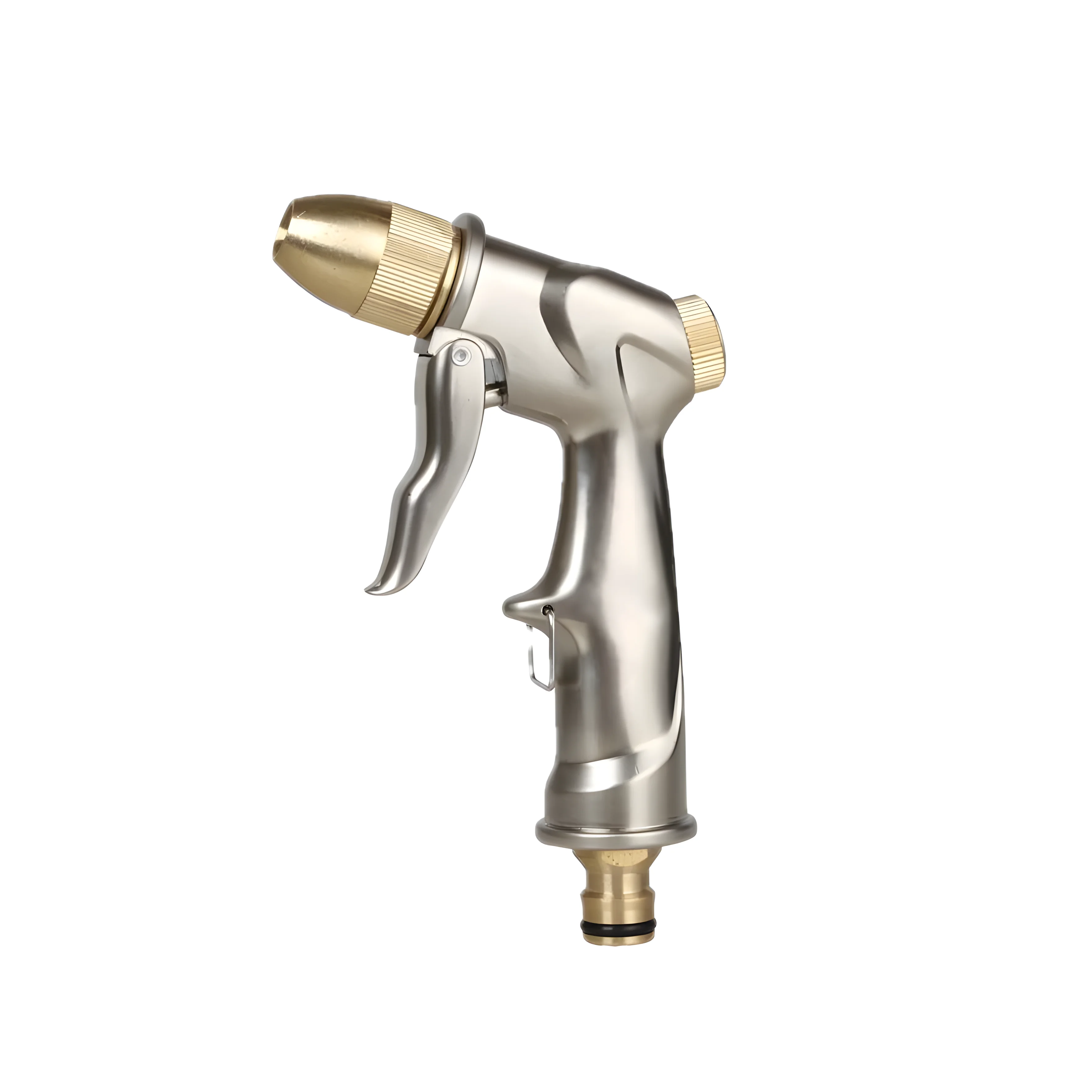 

Heavy Duty Zinc Alloy High Pressure Water Gun - Adjustable Brass Nozzle For Car Washing & Garden Watering