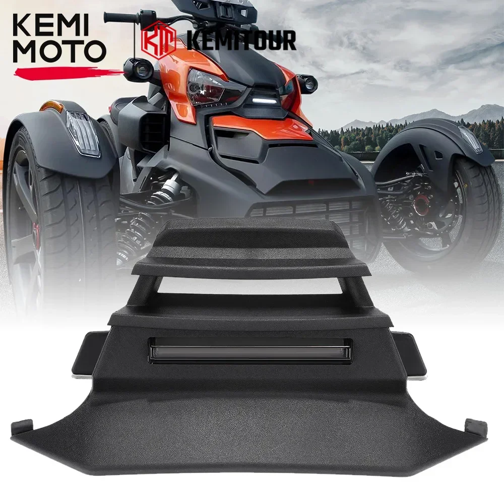 KEMIMOTO UTV ATV Compatible with Can-Am Ryker Models Replace #705013110 Front Center Fairing with Accent Light