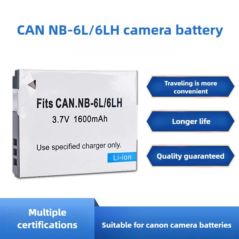 NB-6LH NB-6L batería de 1600mAh para Canon y cargador Powershot SX700 SX710 SX700HS S120 S110 SX170 IS S200 280HS S95 SX530 SX270HS