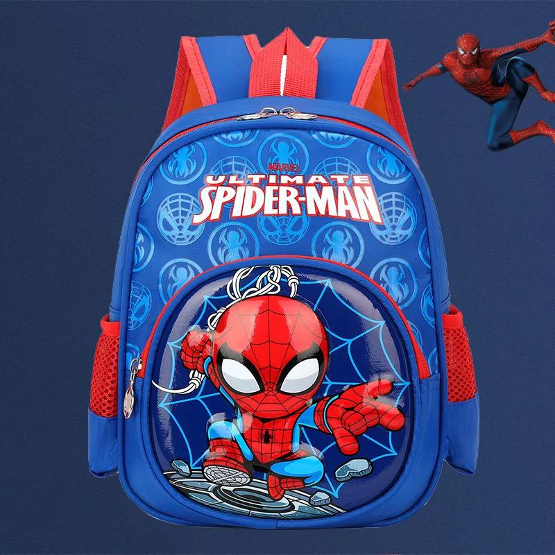 Spider-man tornister dzieci Spider-man plecak Spider-Man podwójna torba na ramię uczeń etui do przechowywania chłopiec prezent figurki anime Kid