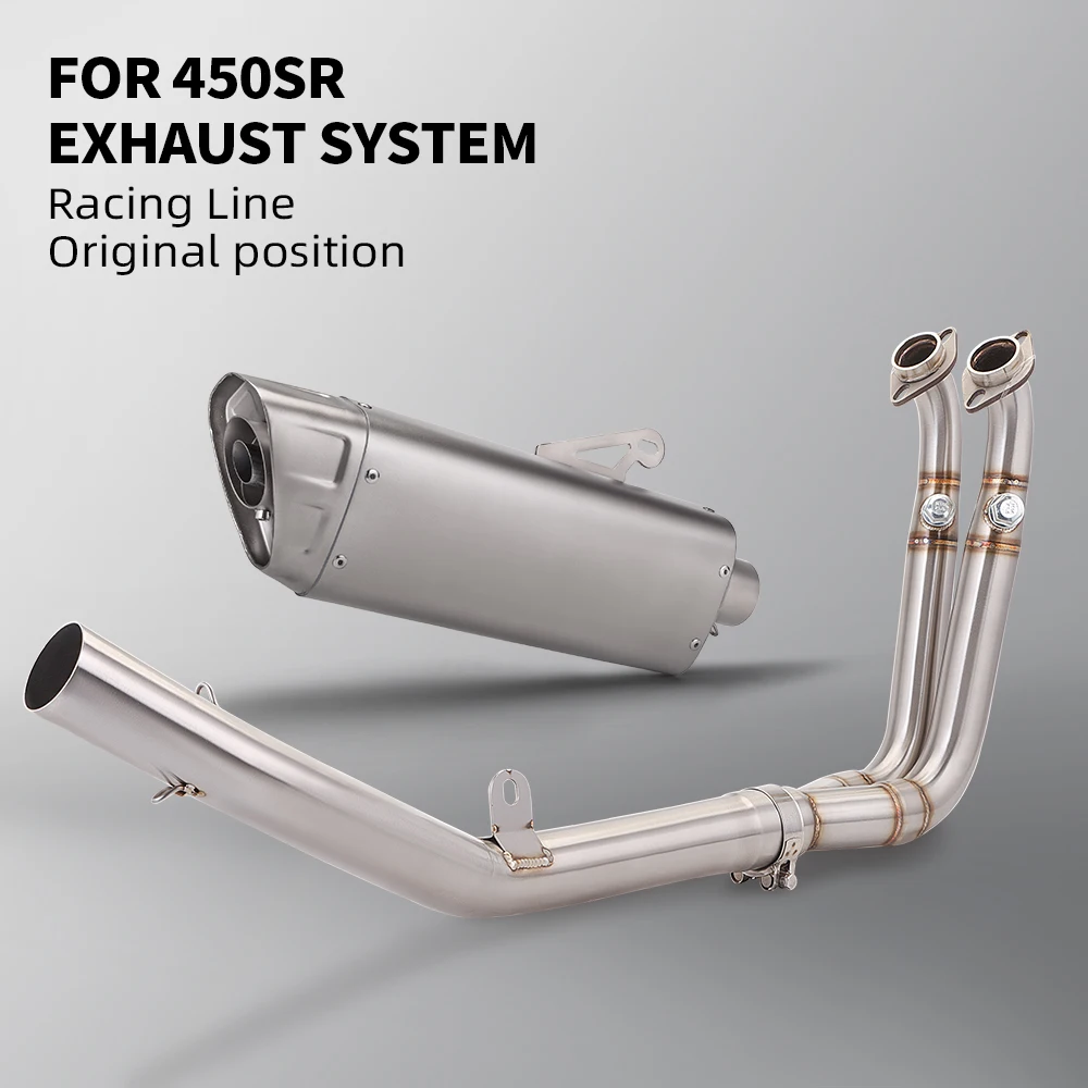 

Premium Full System Escape for CFmoto 450SR Slip-On Motorcycle Exhaust