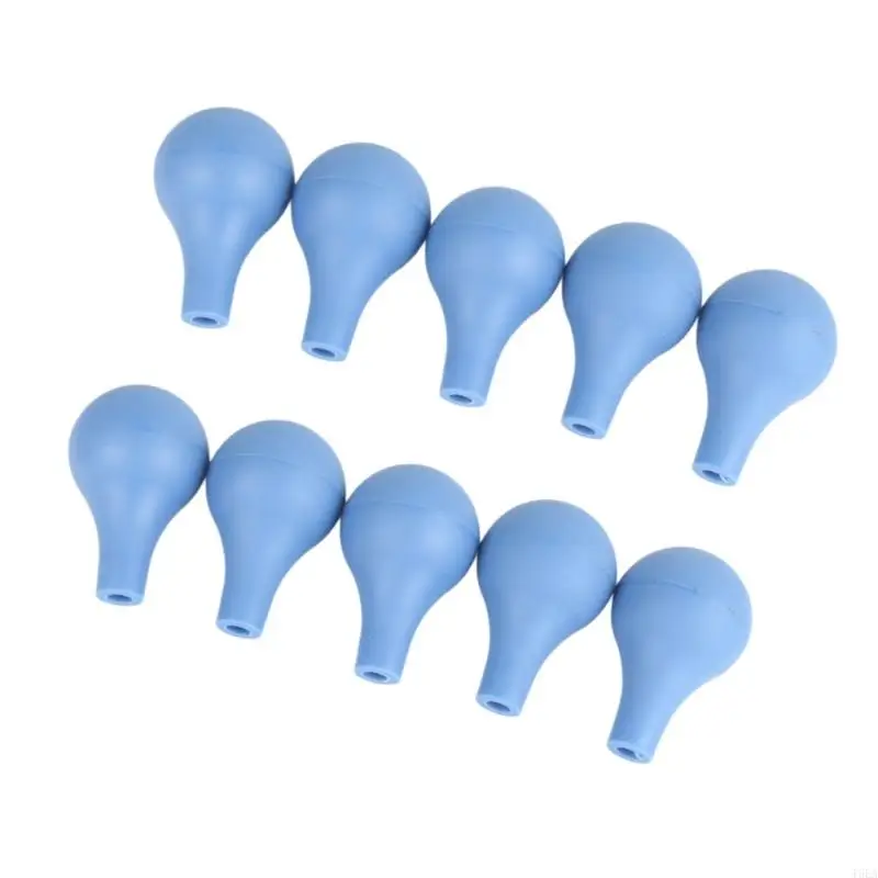 T5EA 10PCS 드롭퍼 고무 캡 고무 드롭퍼 전구 캡 피펫 용 유리 드롭퍼 측정 튜브 액체 아이 에디션 퍼