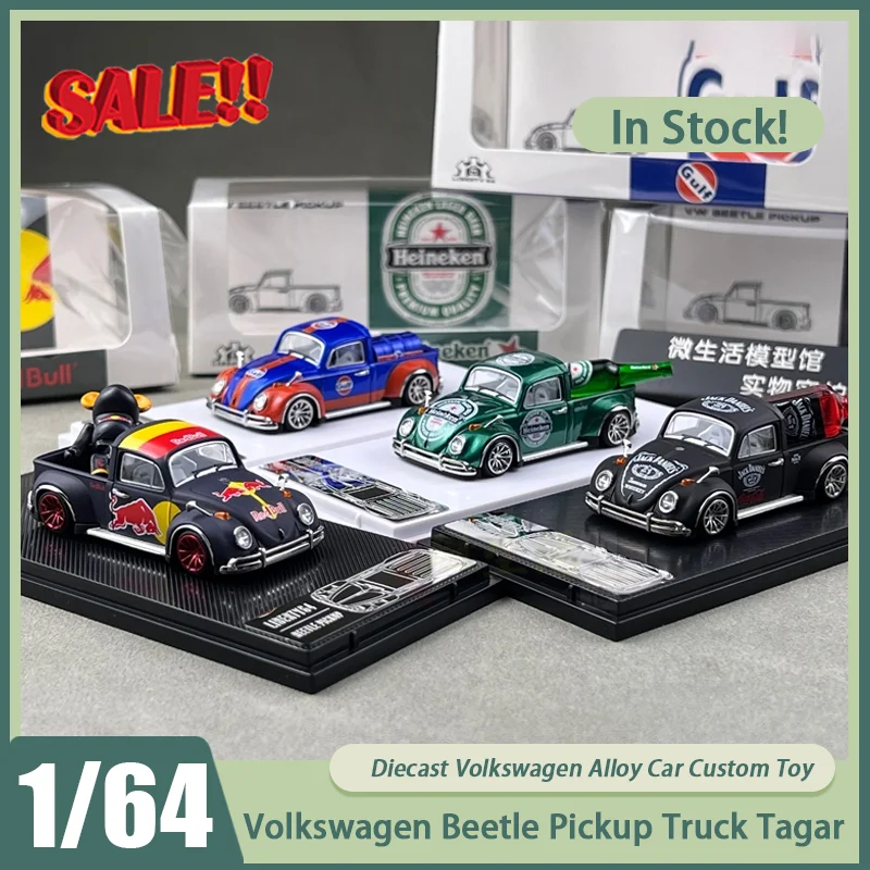 

Новинка в наличии Liberty 1:64, пикап Volkswagen Beetle, Tagar, автомобиль из сплава, миниатюрные литые под давлением украшения Volkswagen, игрушки на заказ для детей