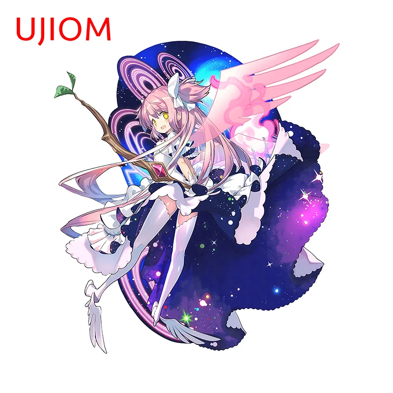 UJIOM Chibi Madoka Anime Graffiti Wall Stickers Artistic Picture Design Decals Creative Waterproof Baby Nursery Room Accessories