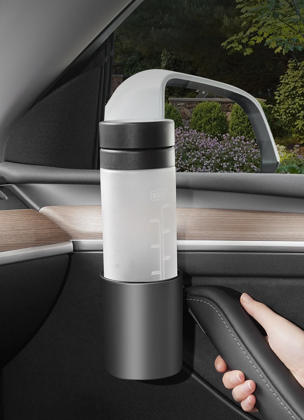 YZ Für Tesla Model 3/Y/YL Highland Juniper 2026 Getränkehalter Türgriff Kaffee-Getränkehalter Autozubehör – Detail 9