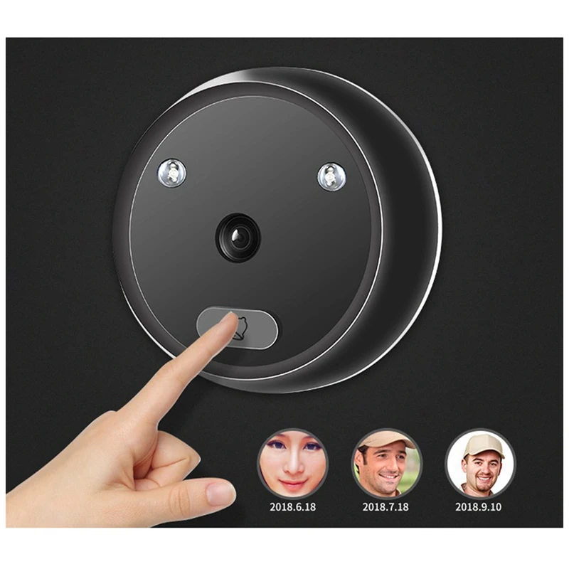 Zero Distance Visual Doorbell Wireless Home HD Anti-Theft Camera Electronic Smart Portable Multifunction Camera Easy Install