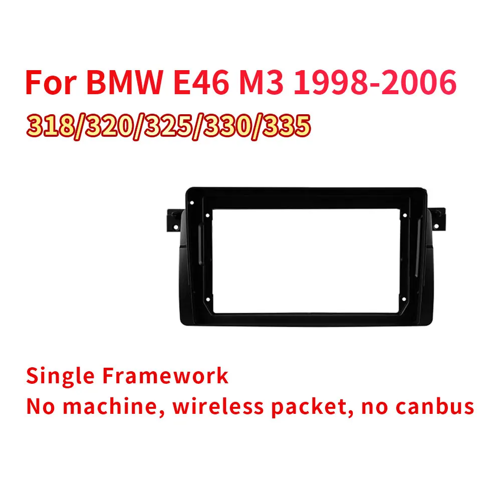 Android 16 9 ''Draadloze Carplay Autoradio Stereo Multimedia Speler voor BMW E46 M3 318 320 325 330 335 1998-2006 Auto Speler