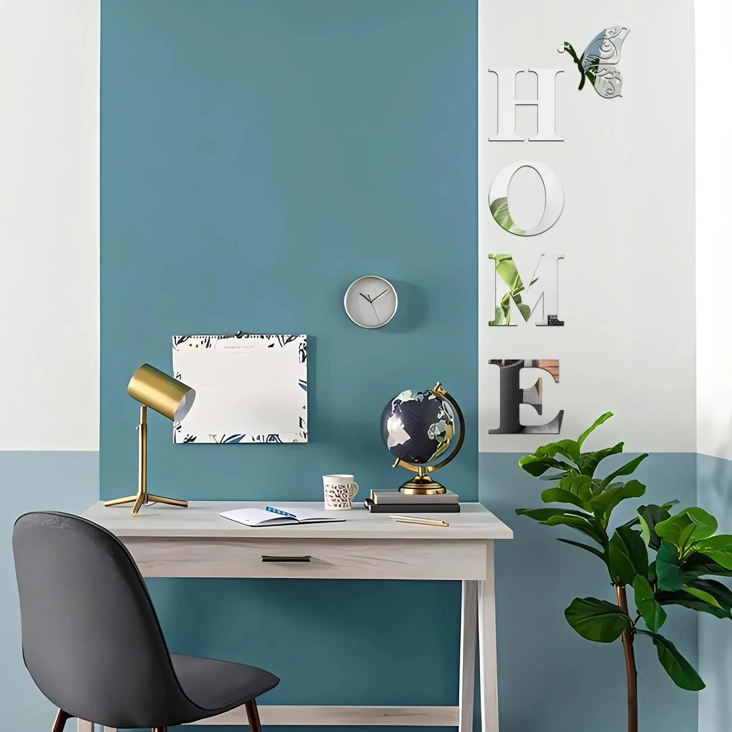 Picture 6: HOME Home Logo 3D Mirror Wall Sticker, Entrance Decoration, Home Decoration