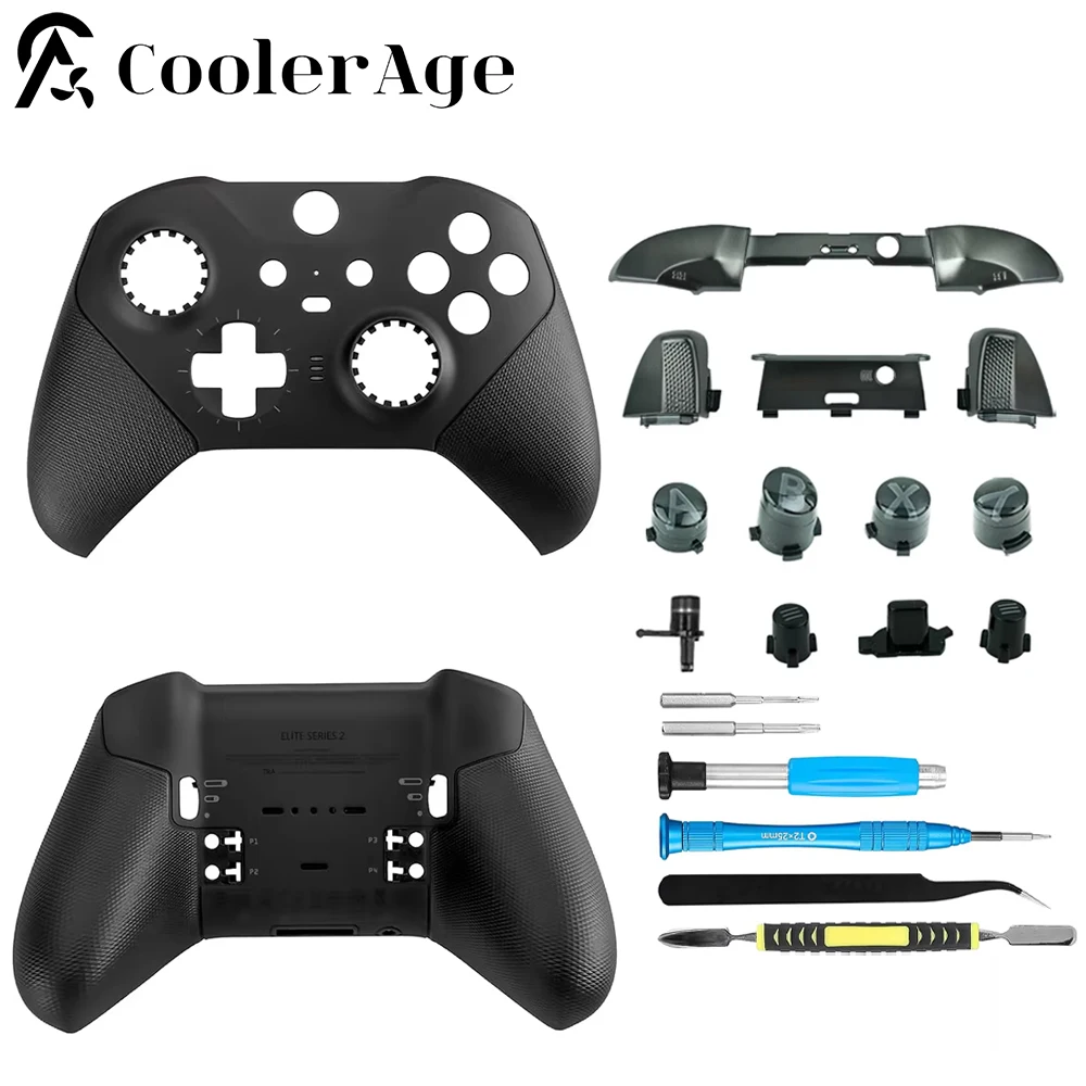 

Сменный комплект корпуса для контроллера Xbox Elite Series 2, передняя крышка, задняя крышка, ручки бампера LB RB