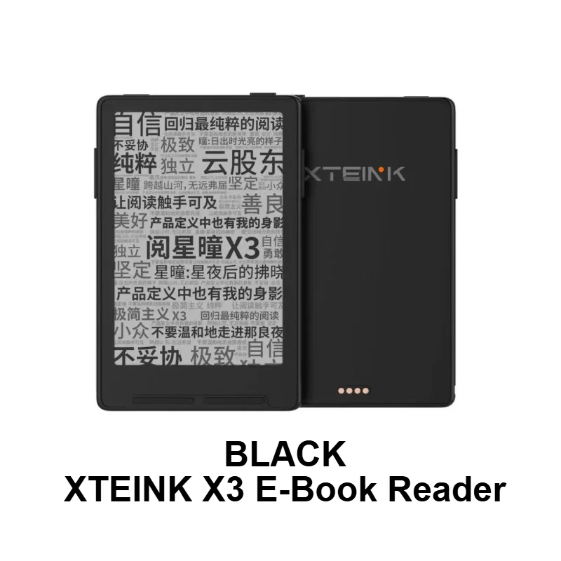 XTEINK X3 E-Book-Reader, 3,7 Zoll Ink-Screen-Display, magnetisch, leicht und dünn, elektronisches Papier-Ink-E-Book, 16 GB