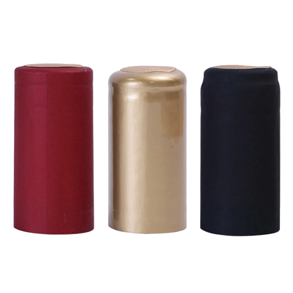 50pcs Shrink Cover Cap Beer PVC Wine Bottle Shrink Film Sealed Heat Capsules for Household Kitchen Easy Supplies