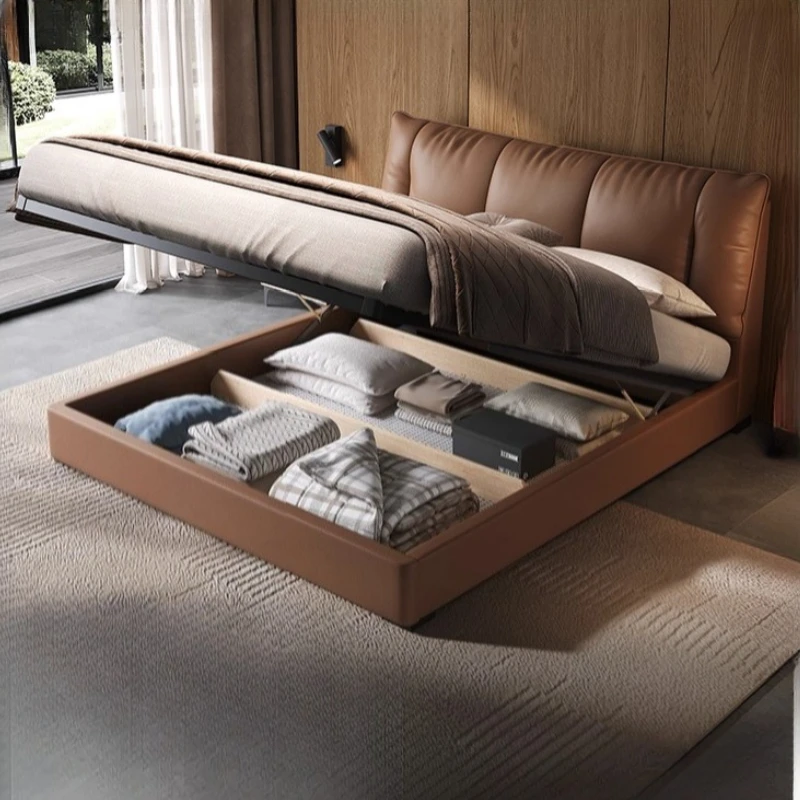 

home 180x200cm luxury king size marriage bed Multi functional storage cama matrimonial bedroom furniture frames Double bed queen