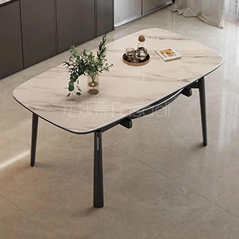 Modern Nordic Dining Table Center Marble Lounge Designer Coffee Dining Table Space Saving Designer Muebles Commercial Furniture