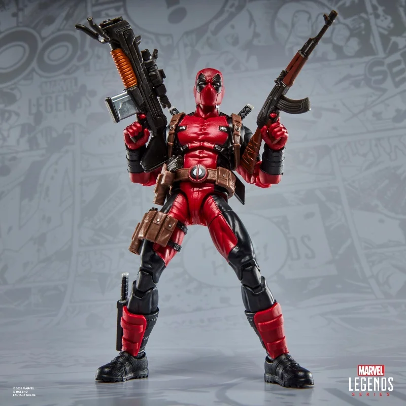 

Hasbro Marvel Legends Deadpool Maximum Series Action Figure Full Set Original Toy PVC Anime Model Collection Boy Gift Decoration