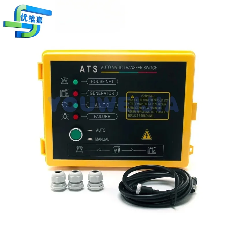 12kw 220v 380v diesel engine ATS control box 5 pins generator controller module automatic start and stop
