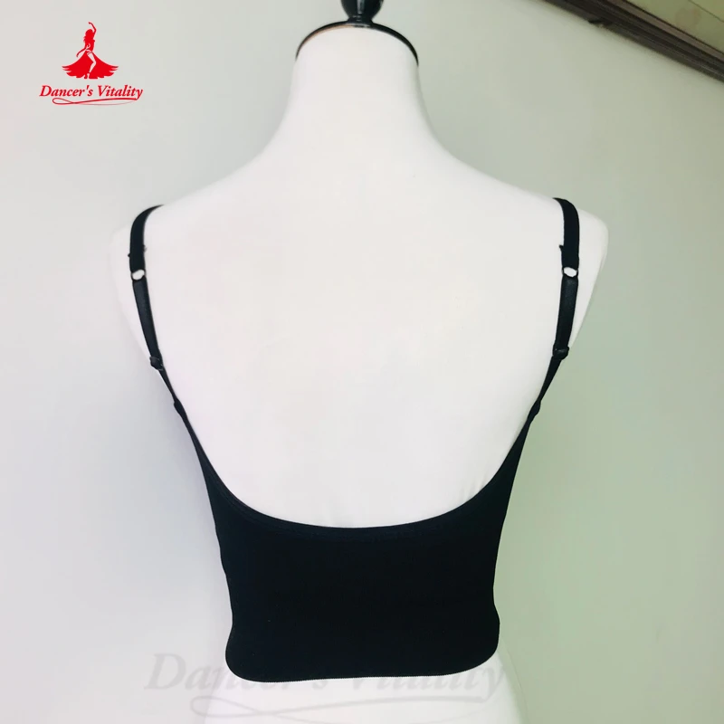 Top di danza del ventre per le donne reggiseno da ballo con cuscino del seno vestiti da allenamento biancheria intima alla base che avvolge la tuta di danza del seno