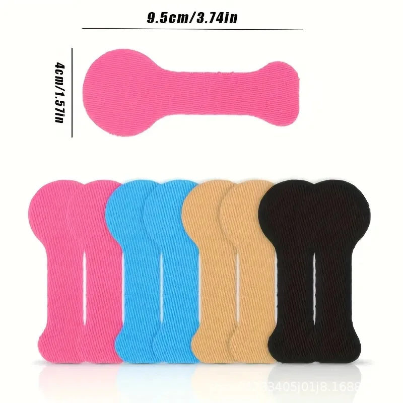 10 Sheets Elastic Toe Muscle Support Tape, Flexible Breathable Sports Tape, Toe Protector