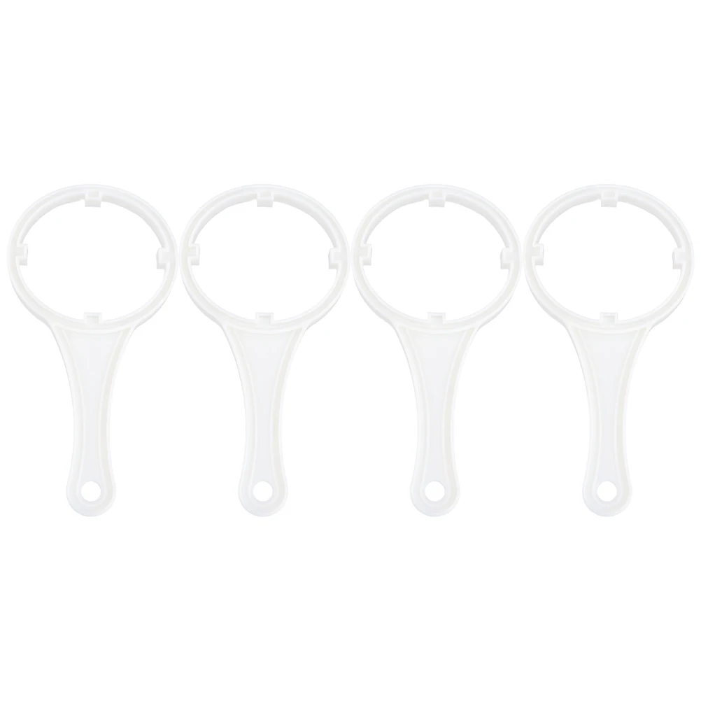 

4 Pcs Filter Flask Wrench Canister Plastic Water Purifier Spanner Housing Adjustable