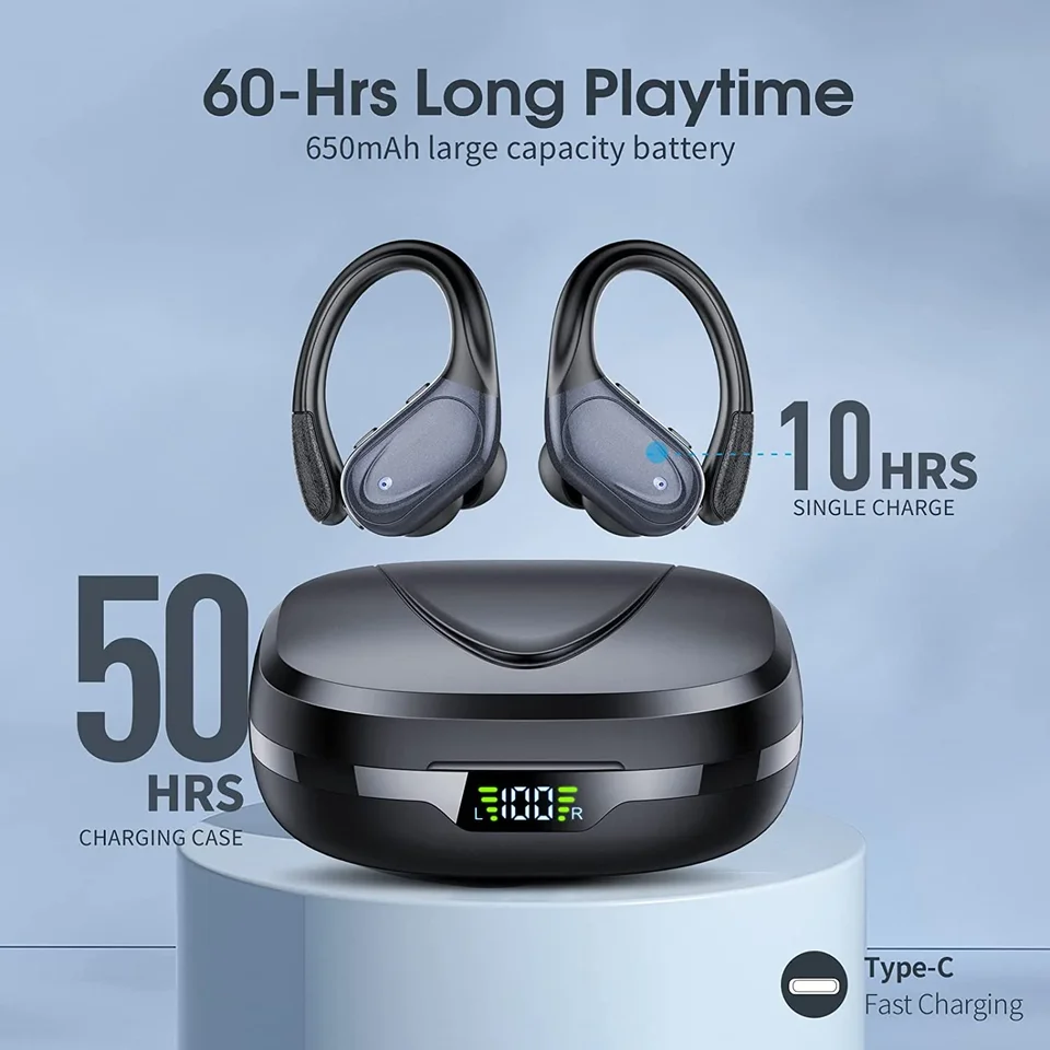 Bluetoothイヤフォン BX17 Bluetooth 6.0 イヤホン TWS ヘッドフォン真のワイヤレスイヤホン