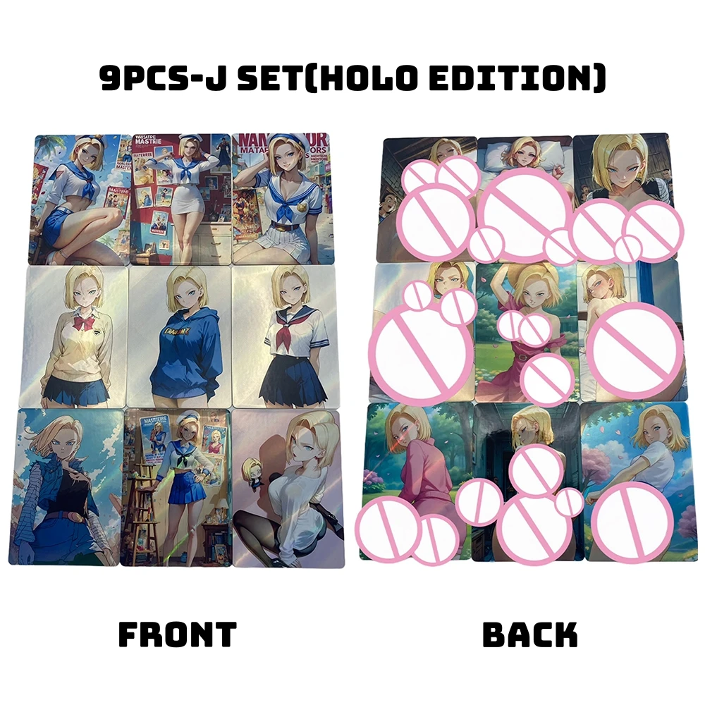 การ์ดโฮโลแกรมอนิเมะรุ่นพิเศษ 25 ชุด ฮินาตะ บุลม่า แอนดรอยด์ 18 นามิ โรบิน ชุนลี่ ของสะสมตกแต่ง ของเล่นและงานอดิเรก ของขวัญ