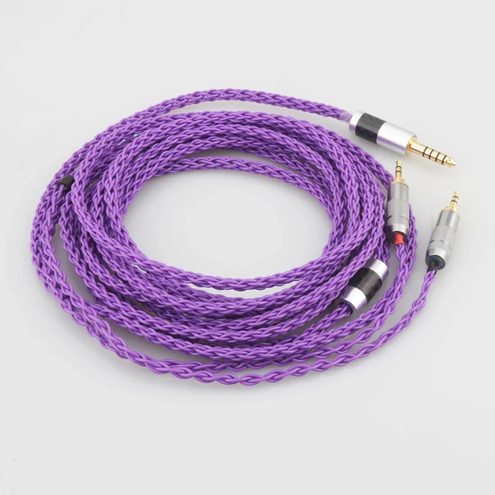 Сбалансированный штекер 4,4 мм на двойной штекер 2,5 мм, совместимый с усилителем для наушников Hifiman HE400S, HE-400I, HE-400i для WM1A, NW-WM1Z