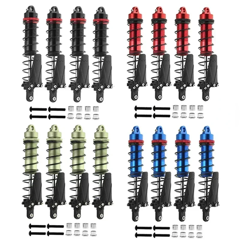 

4 шт. 90/100/110/120 мм металлический амортизатор масла для 1/10 RC Гусеничный автомобиль осевой SCX10 trxs TRX4 Redcat Gen8 обновленные детали